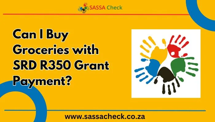 Can I Buy Groceries with SRD R350 Grant Payment