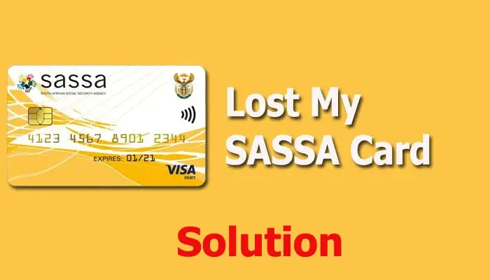 Lost My SASSA Card