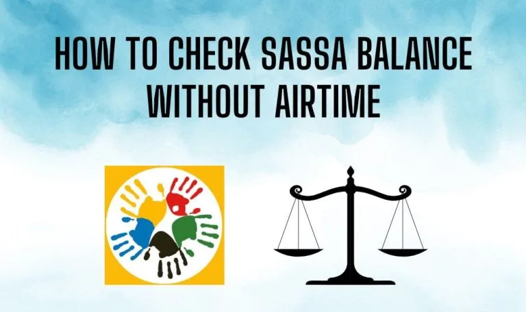 How to check SASSA balance without airtime