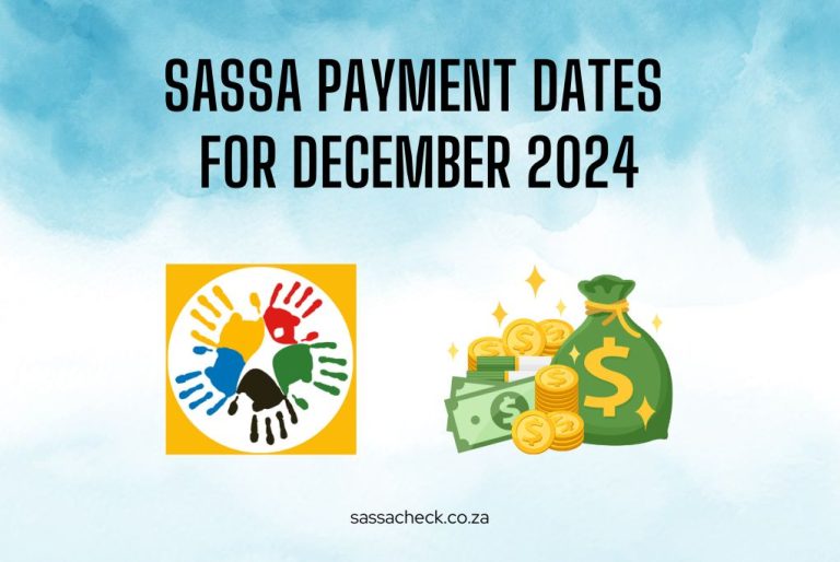 SASSA Payment Dates for December 2024