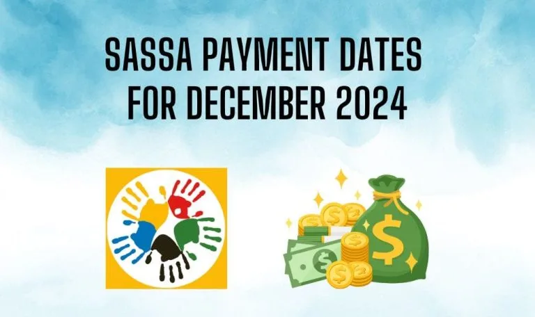 SASSA Payment Dates for December 2024