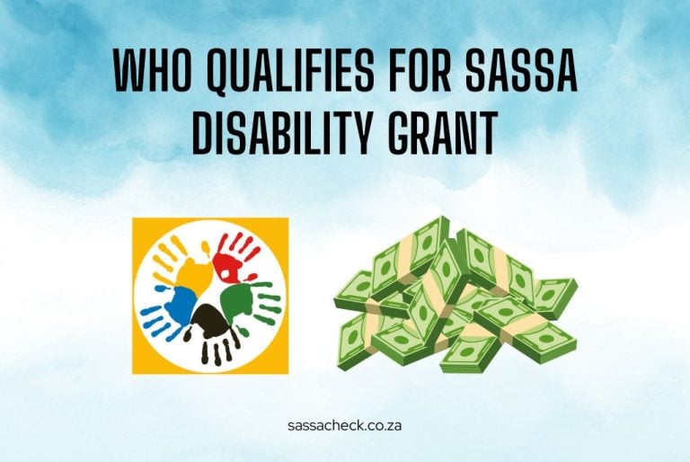 Who qualifies for SASSA disability grant