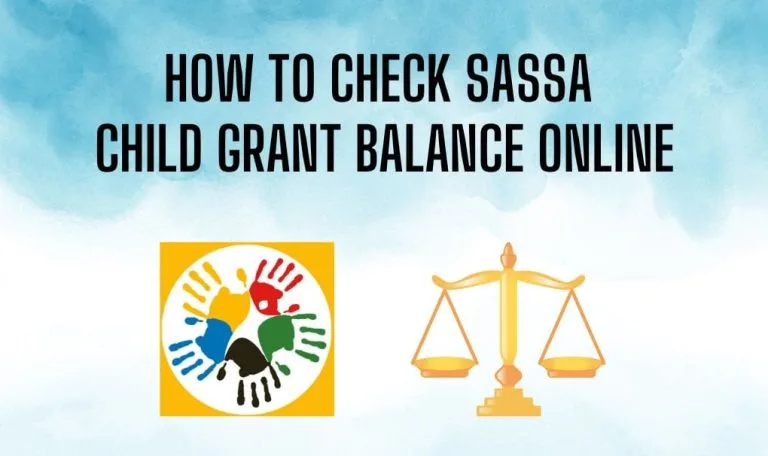 How to check SASSA Child Grant balance online