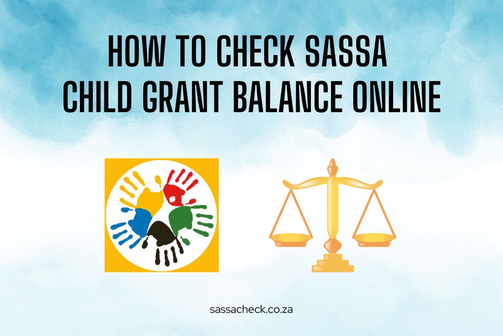 How to check SASSA Child Grant balance online