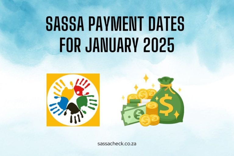 SASSA Payment Dates for January 2025