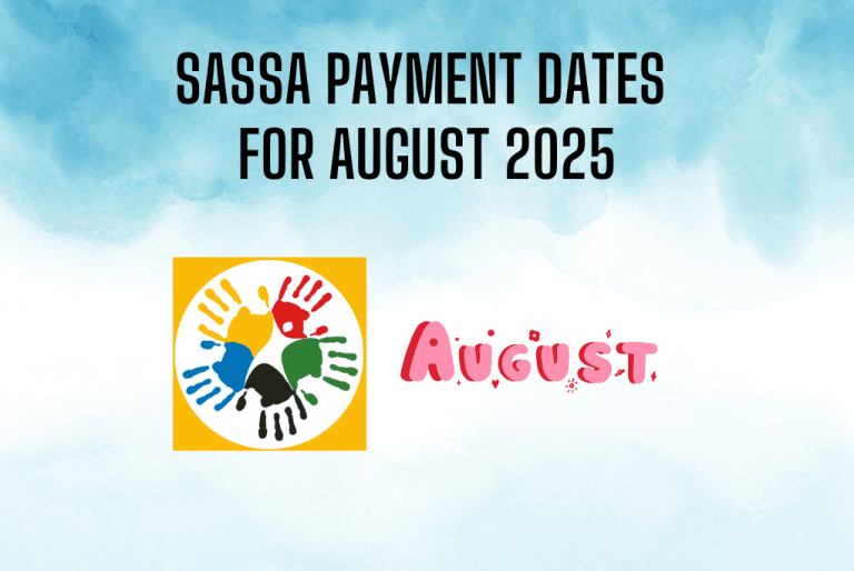 SASSA Payment Dates for August 2025