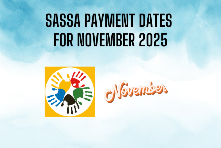 SASSA Payment Dates for November 2025