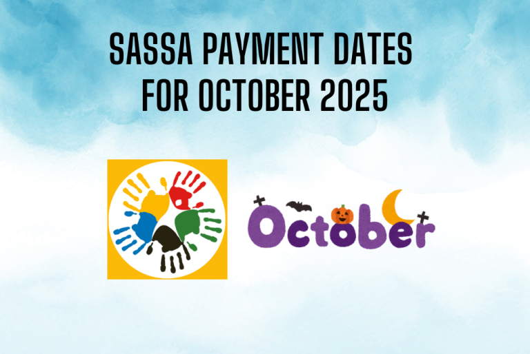 SASSA Payment Dates for October 2025