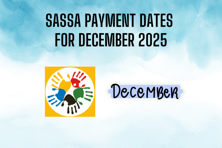 SASSA Payment Dates for December 2025